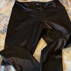 Wild Fable Black Faux Leather Leggings